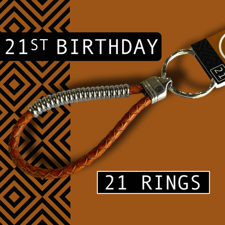21st BIRTHDAY KEYRING image 2