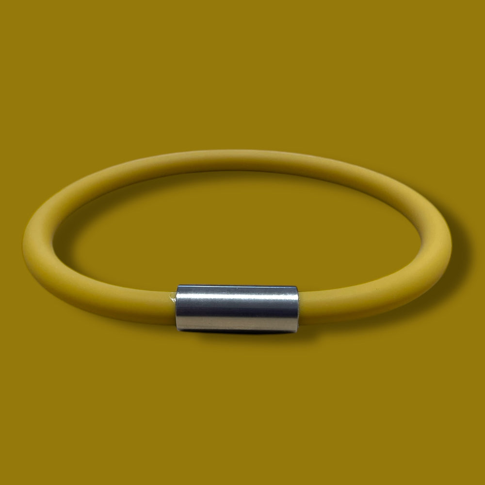 OCHRE SILICONE BRACELET image 1