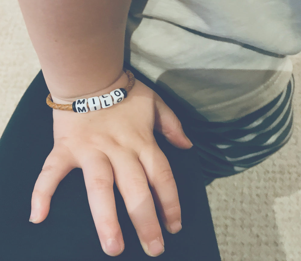 PERSONALISED KIDS NAME BRACELET image 1