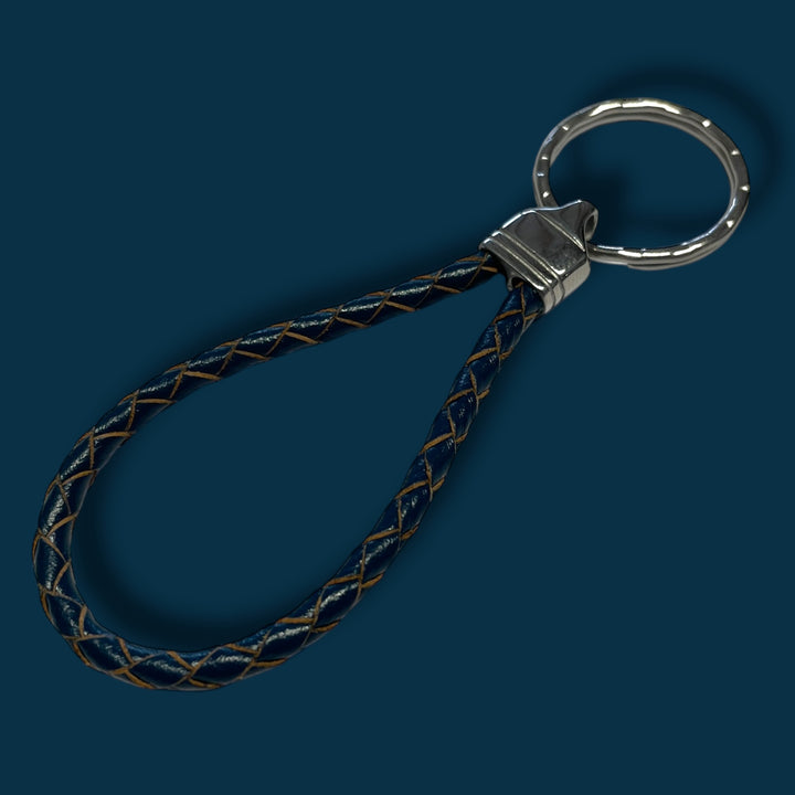 LEATHER KEYRING | OCEAN image 0