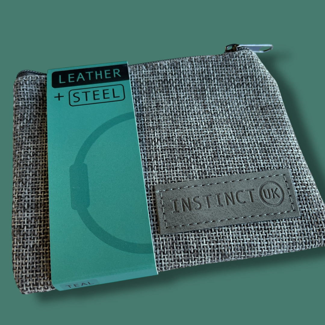 TEAL LEATHER BRACELET image 5