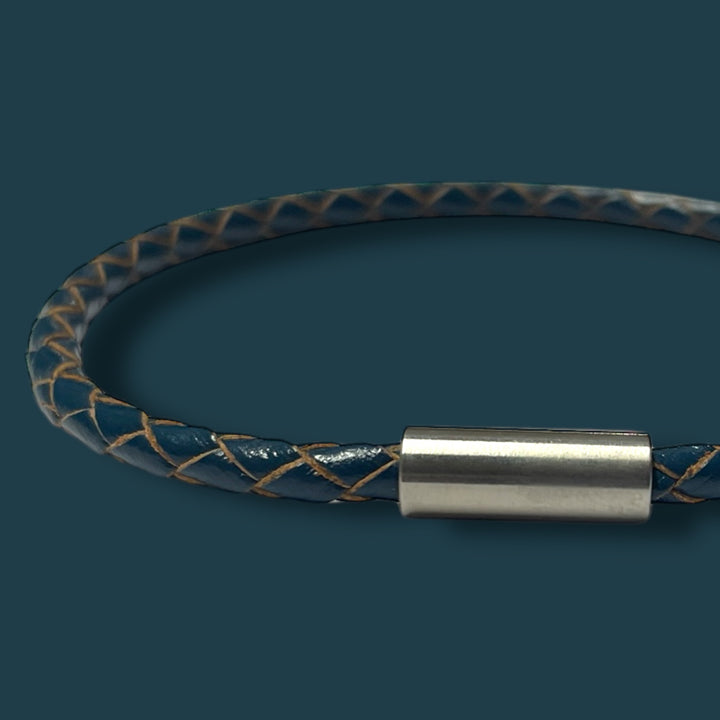 OCEAN LEATHER BRACELET | SLIM BAND image 0