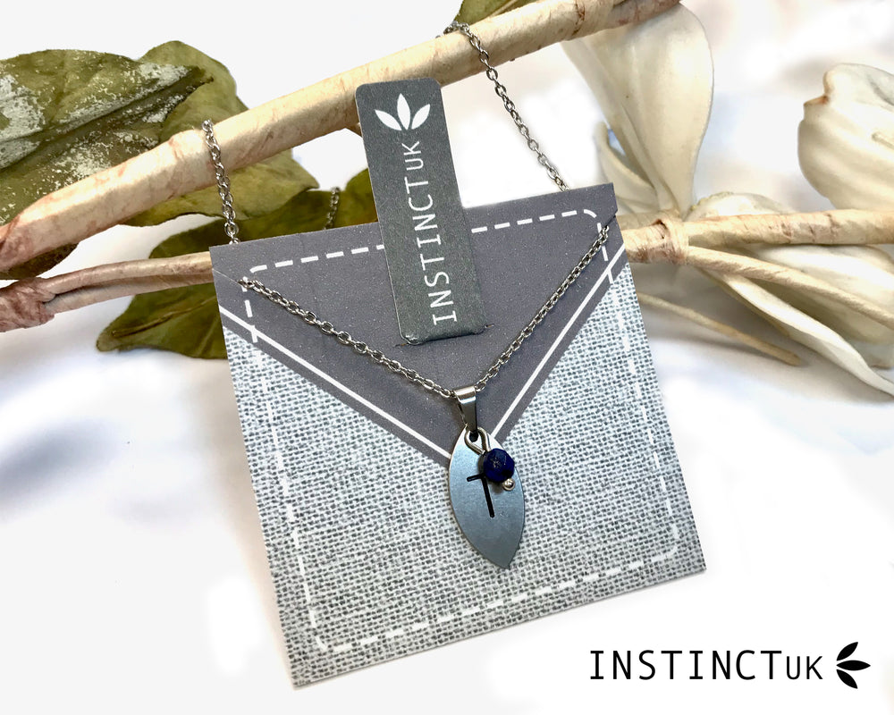INITIAL BIRTHSTONE NECKLACE | Personalised Necklace image 1