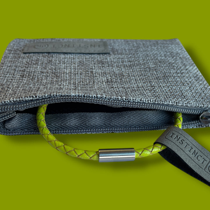 LIME LEATHER BRACELET | SLIM BAND image 5