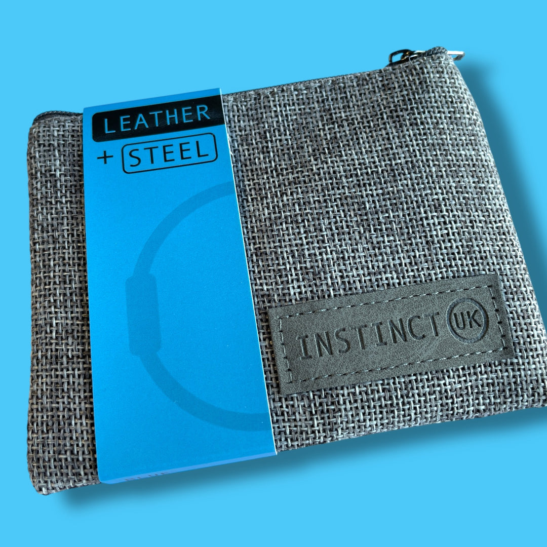 BLUE LEATHER BRACELET | SLIM BAND image 4