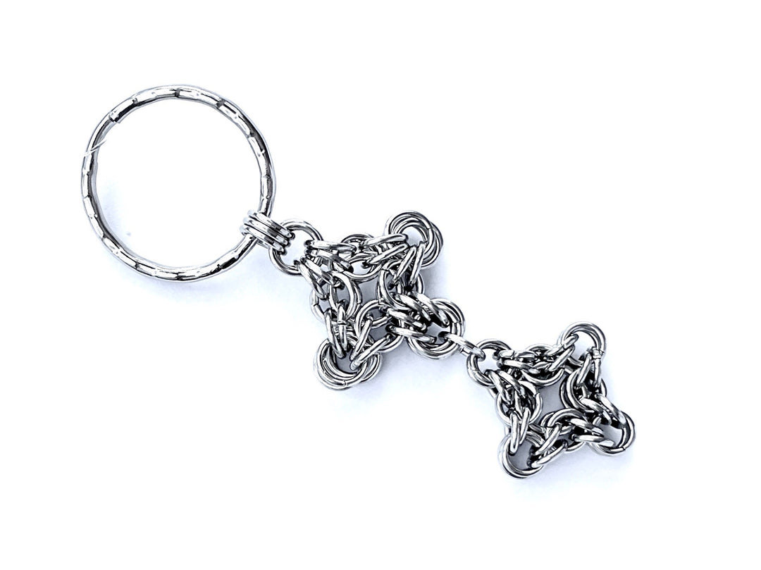 CHAIN MAILLE KEYRING | Diamond image 0