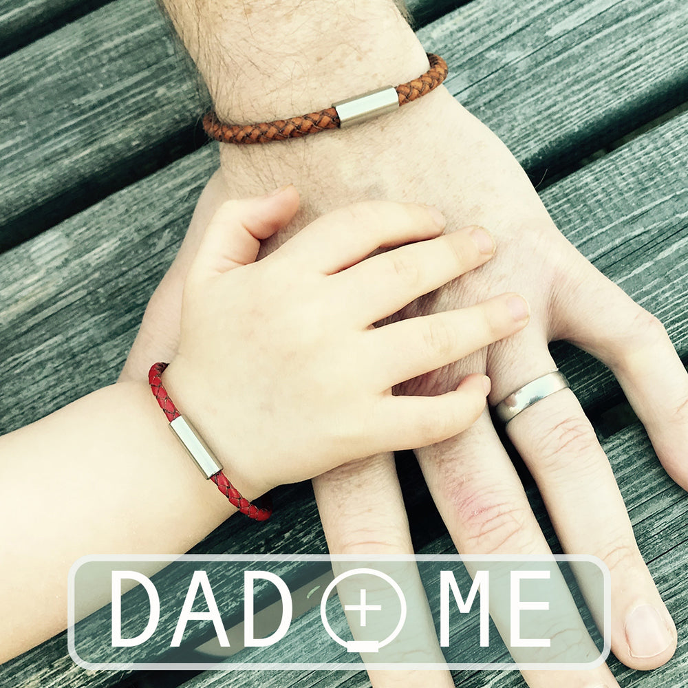 DAD +ME Matching Bracelets | Fathers Day Gift | Father & Son | Daddy & Daughter image 1