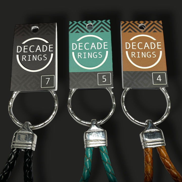 60th BIRTHDAY KEYRING | 6 DECADES | 6 RINGS image 5