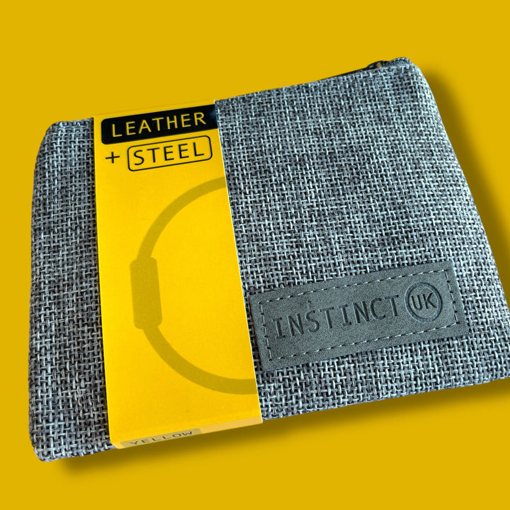 YELLOW LEATHER BRACELET | SLIM BAND image 4