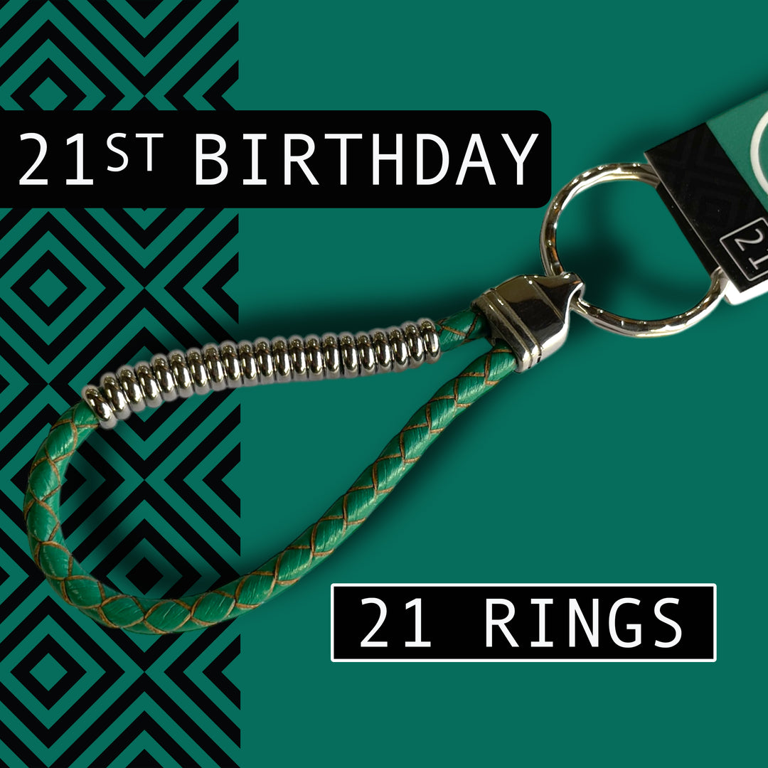 21st BIRTHDAY KEYRING image 3