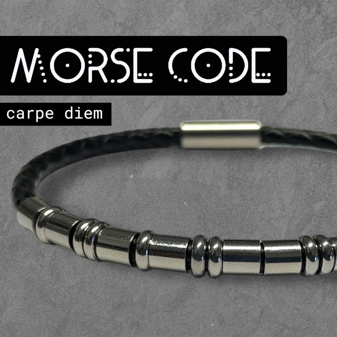 CARPE DIEM - MORSE CODE BRACELET image 0