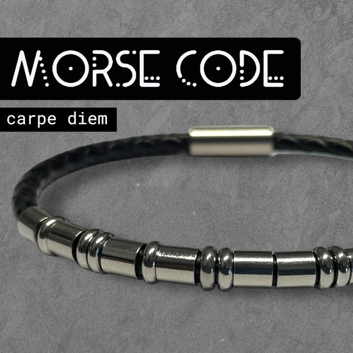 CARPE DIEM - MORSE CODE BRACELET image 0