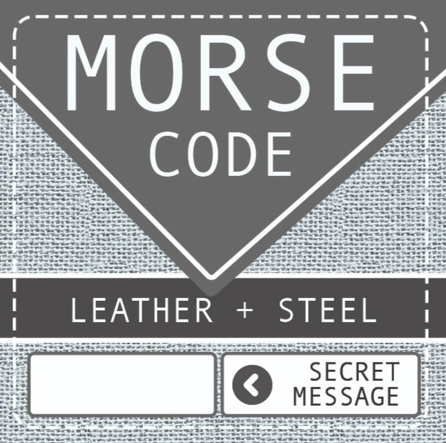 ROMANTIC INITIALS - Morse Code Keyring image 4
