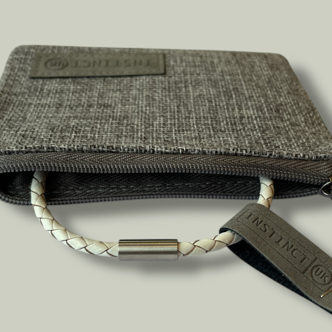 WHITE LEATHER BRACELET | SLIM BAND image 5
