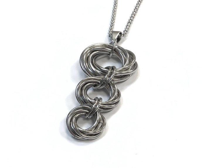 Rose Pendant Necklace 80cm image 2