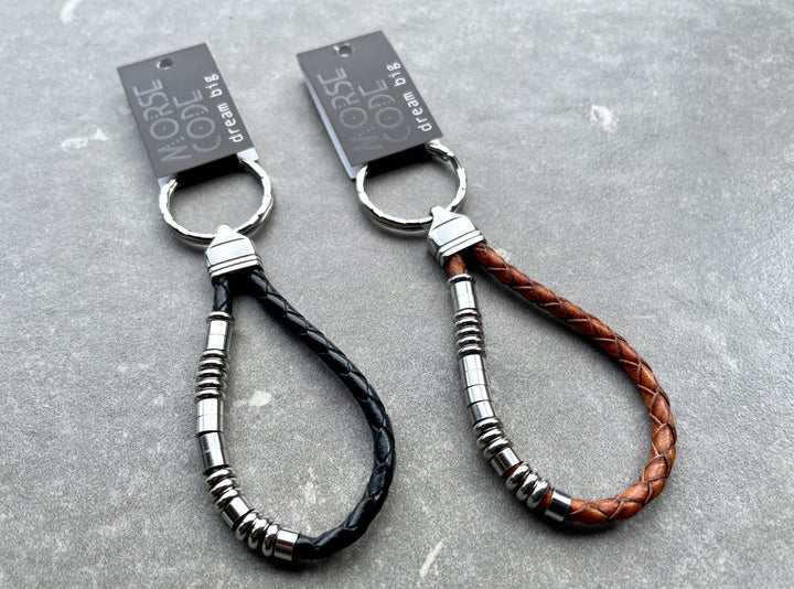 DREAM BIG | MORSE CODE KEYRING image 4