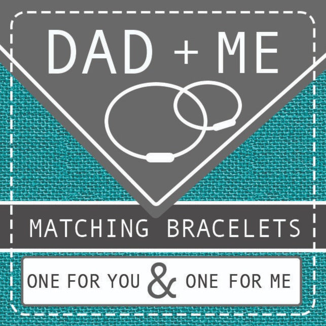 DAD +ME Matching Bracelets | Fathers Day Gift | Father & Son | Daddy & Daughter image 2