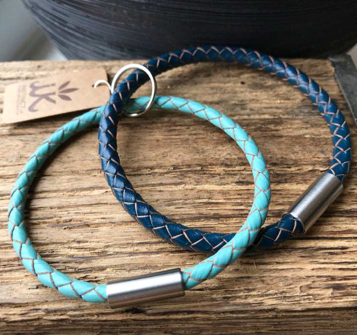 SISTER -  Gift for sister - Matching Leather Bracelets image 4