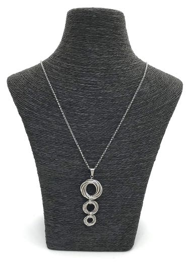 Rose Pendant Necklace 80cm image 0
