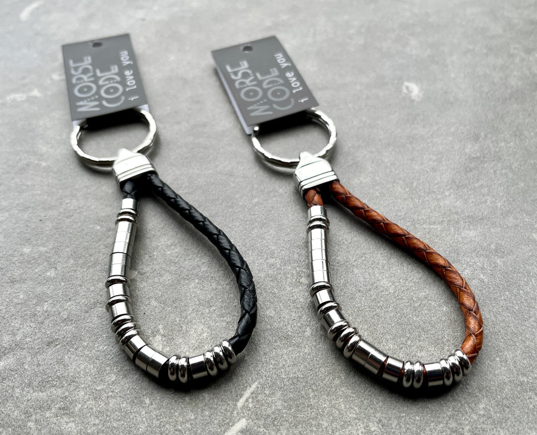 I LOVE YOU | MORSE CODE KEYRING image 4