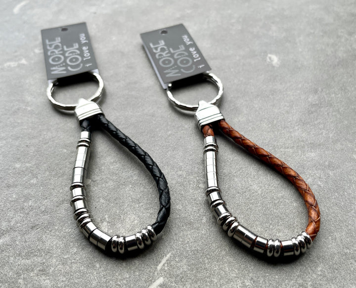 I LOVE YOU | MORSE CODE KEYRING image 4