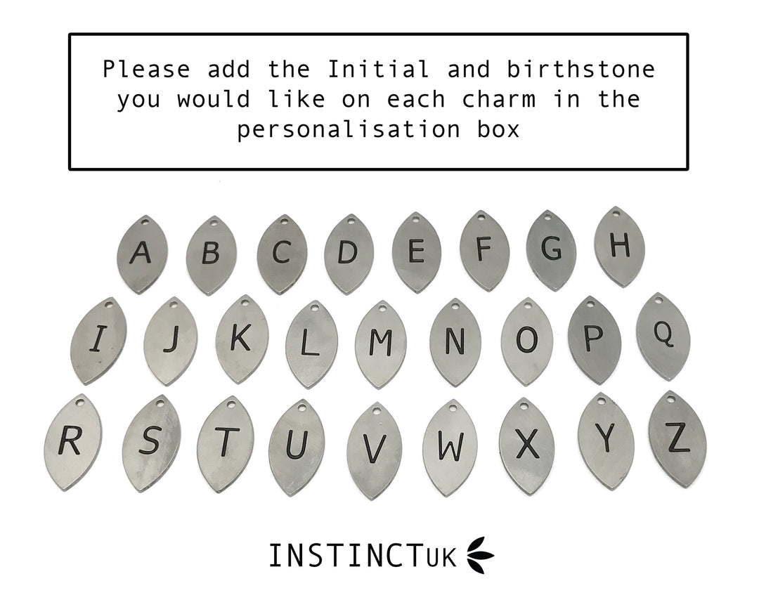 INITIAL BIRTHSTONE NECKLACE | Personalised Necklace image 6