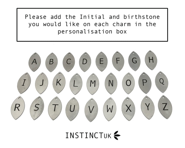 INITIAL BIRTHSTONE NECKLACE | Personalised Necklace image 6