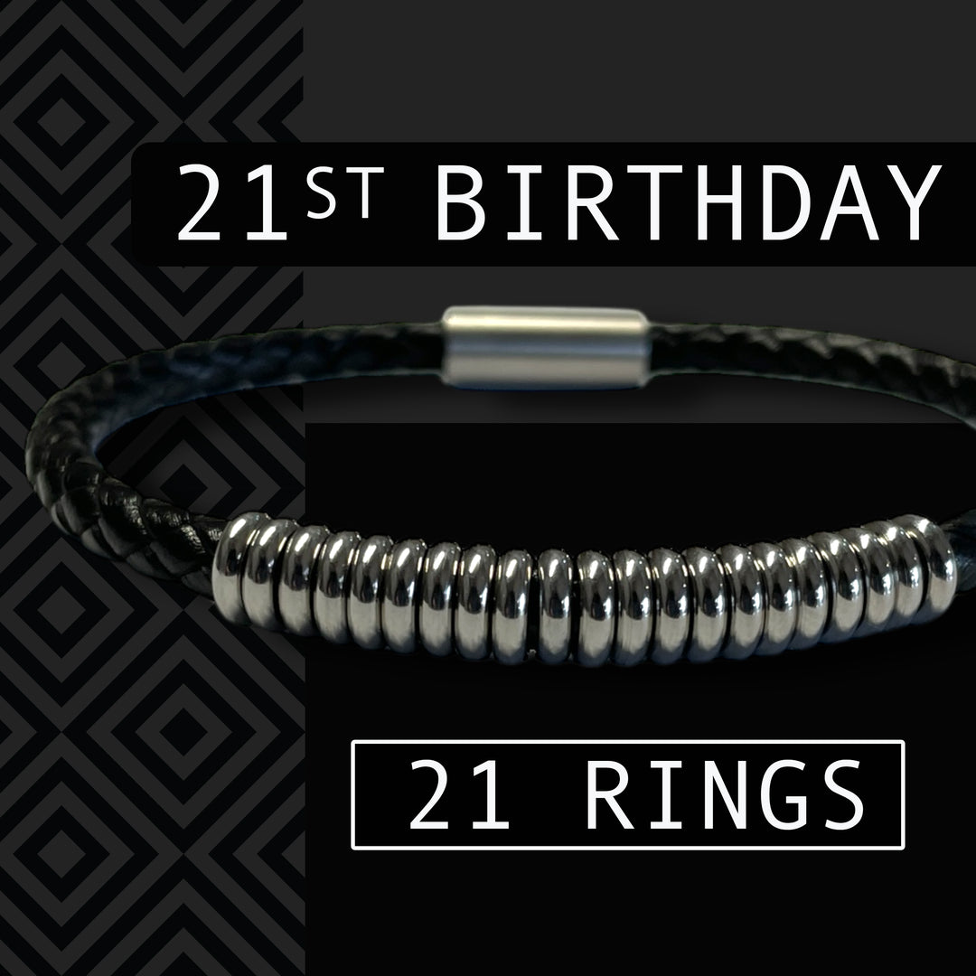 21st BIRTHDAY BRACELET image 0