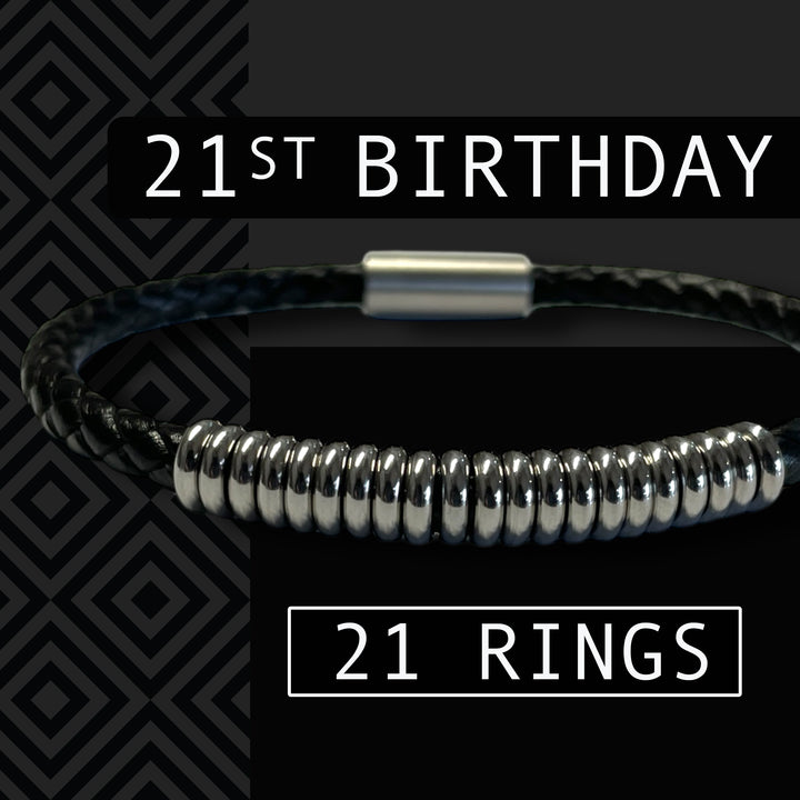 21st BIRTHDAY BRACELET image 0