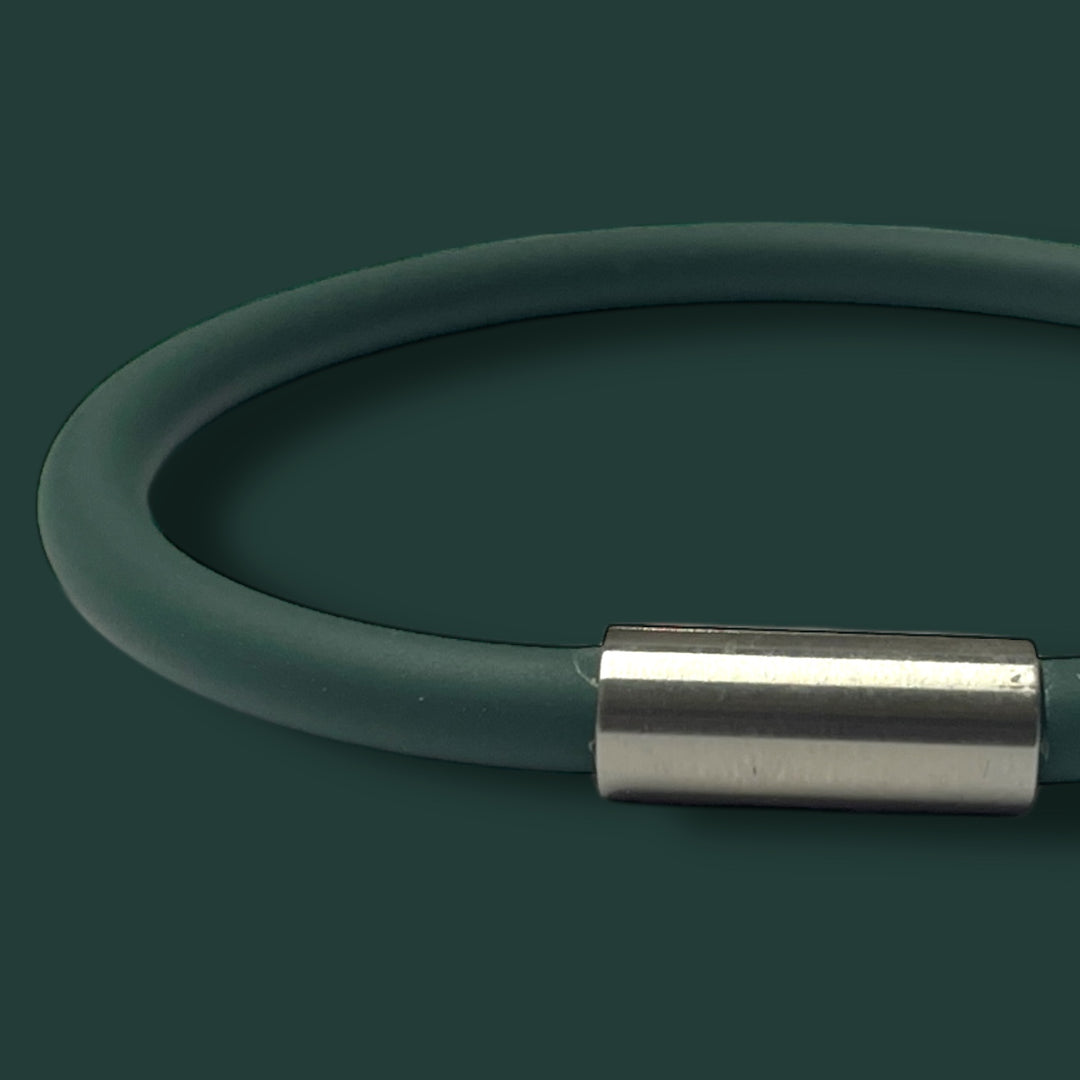 PETROL SILICONE BRACELET image 0