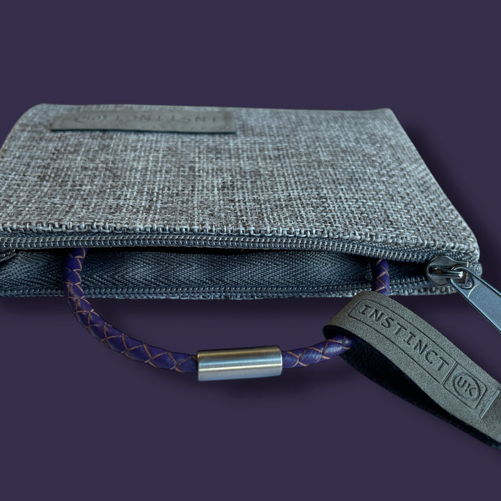PURPLE LEATHER BRACELET | SLIM BAND image 5