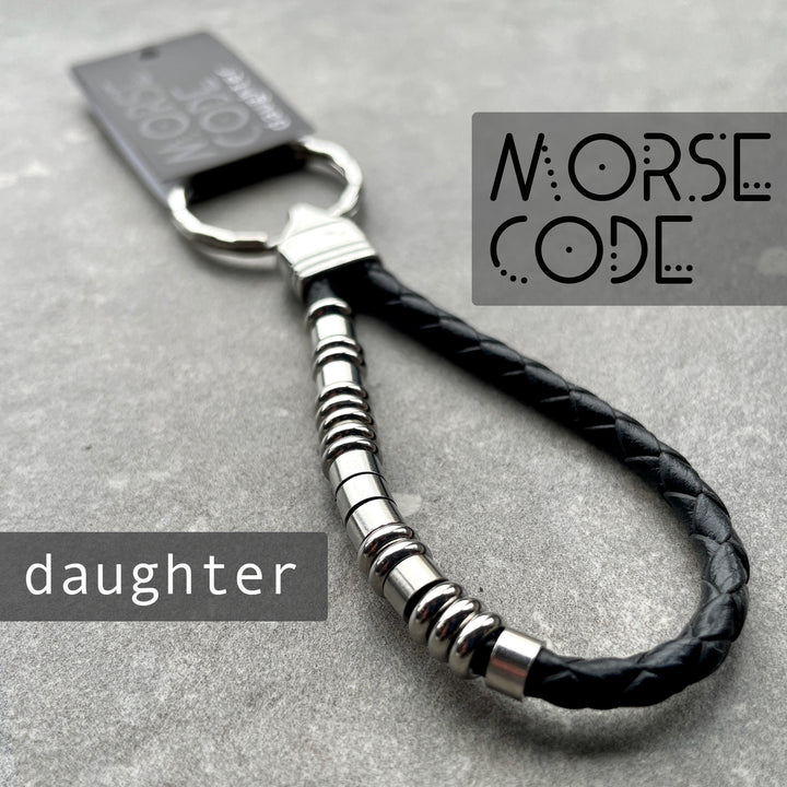DAUGHTER | MORSE CODE KEYRING image 0