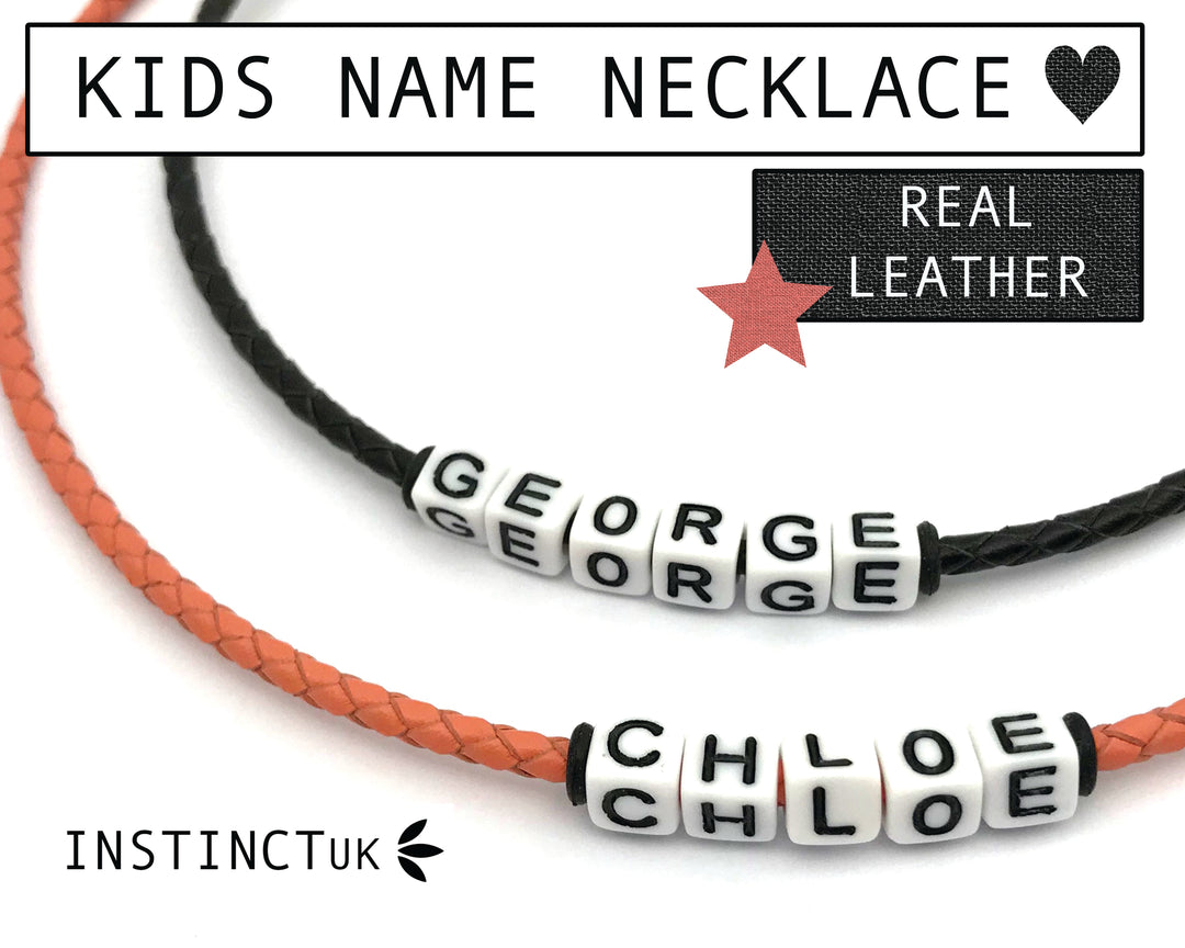 PERSONALISED KIDS NAME NECKLACE - kids initial/letter necklace image 0