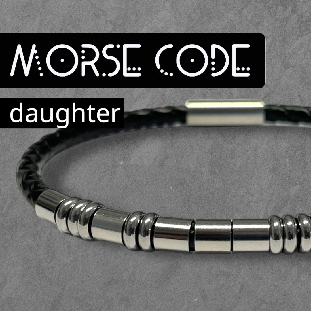 DAUGHTER - MORSE CODE BRACELET image 0