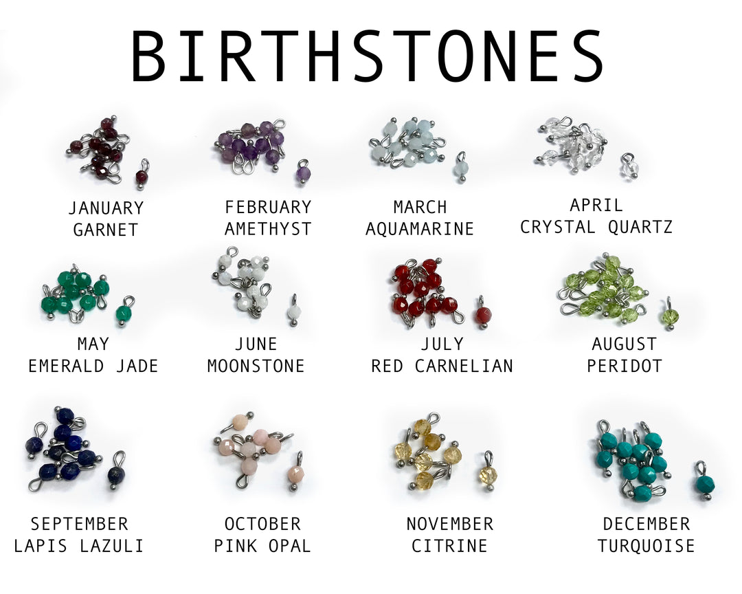 INITIAL BIRTHSTONE NECKLACE | Personalised Necklace image 7