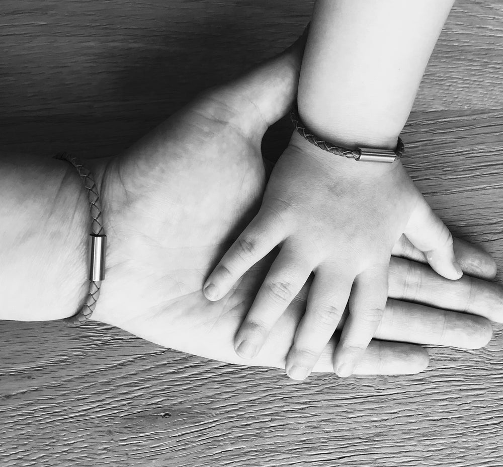 AUNT + ME  Aunt/Niece - Nephew Matching Leather Bracelets image 1