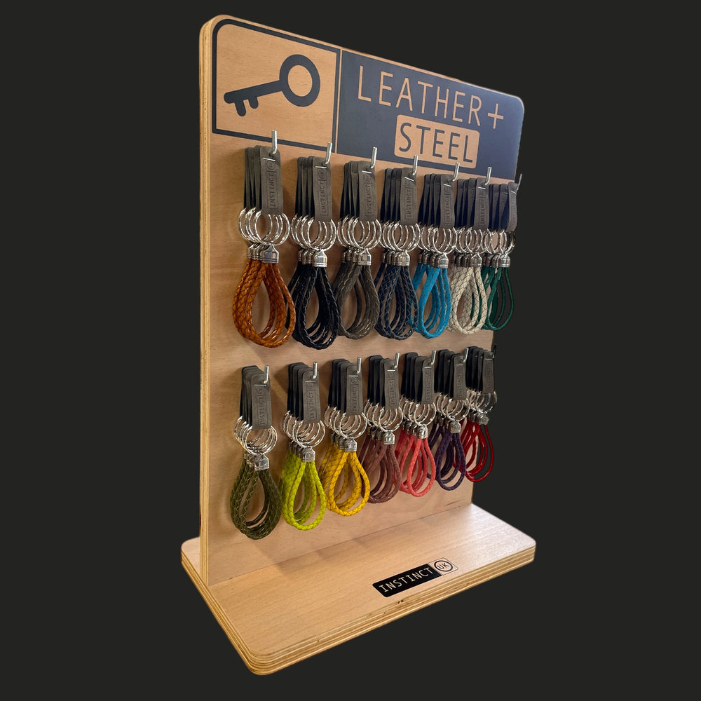 LEATHER KEYRING FULL DISPLAY COLLECTION image 1
