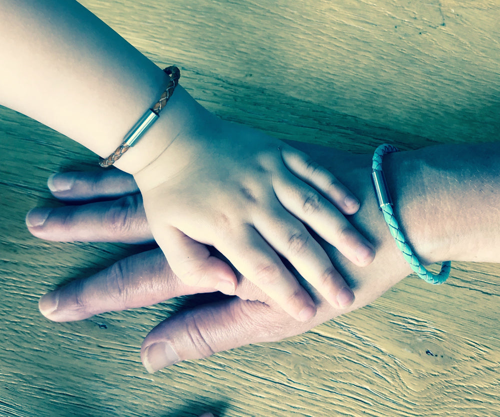 GRANDMA + ME  - Matching Leather Bracelets image 1
