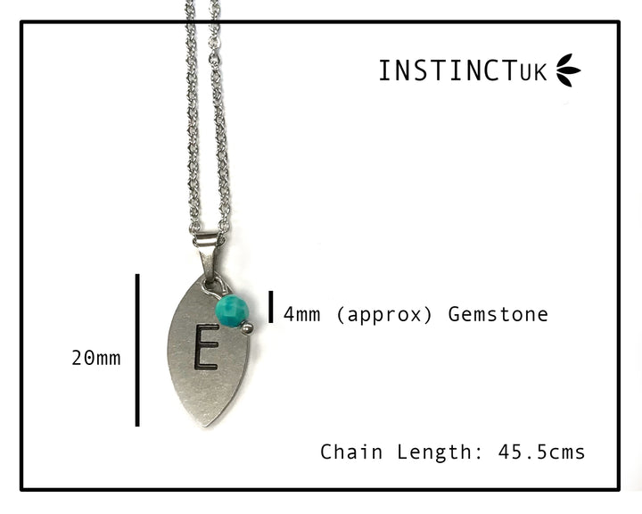 INITIAL BIRTHSTONE NECKLACE | Personalised Necklace image 5