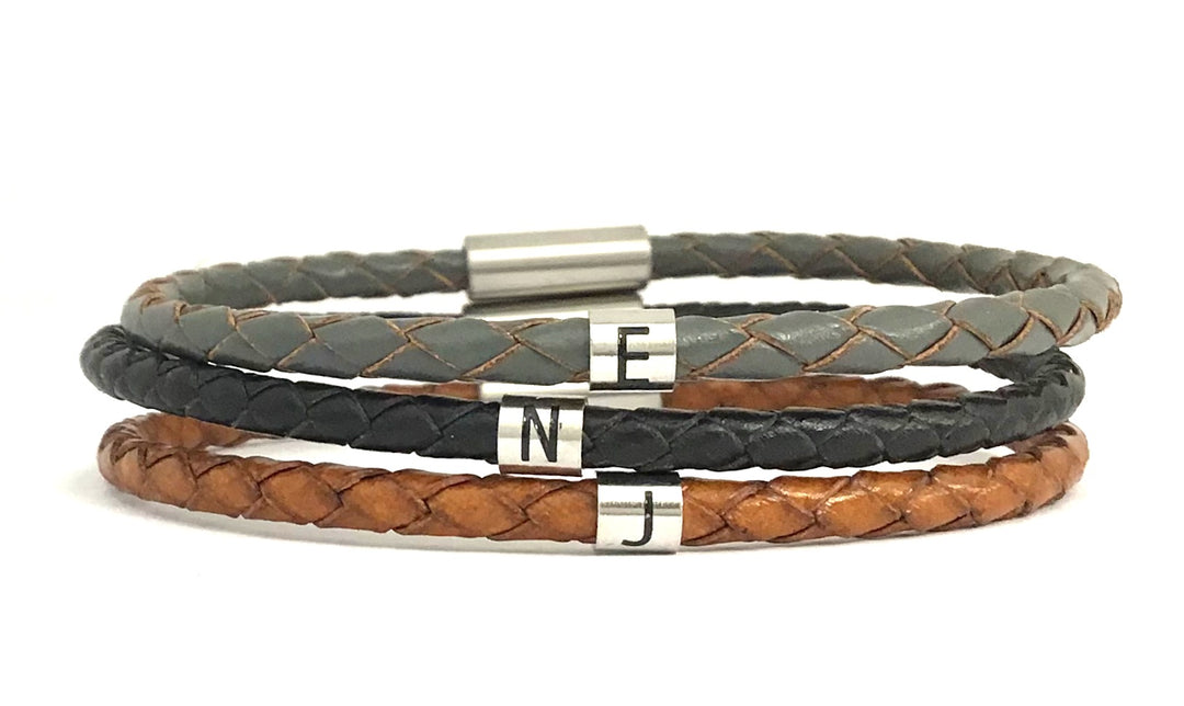 MEN'S INITIAL  BRACELET image 0