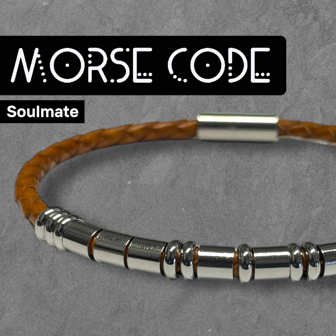 SOULMATE - MORSE CODE BRACELET image 0