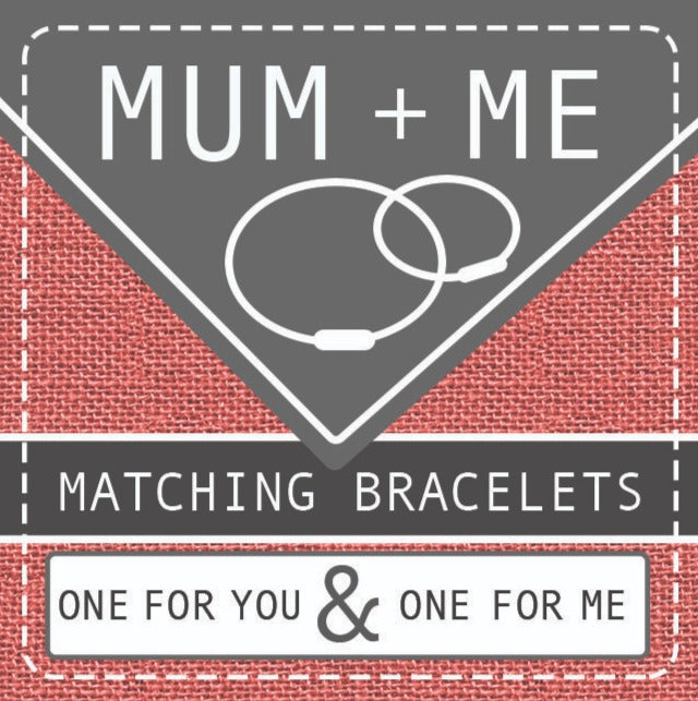 MUM + ME  Mum/Son, Mummy/Daughter Matching Leather Bracelets image 1