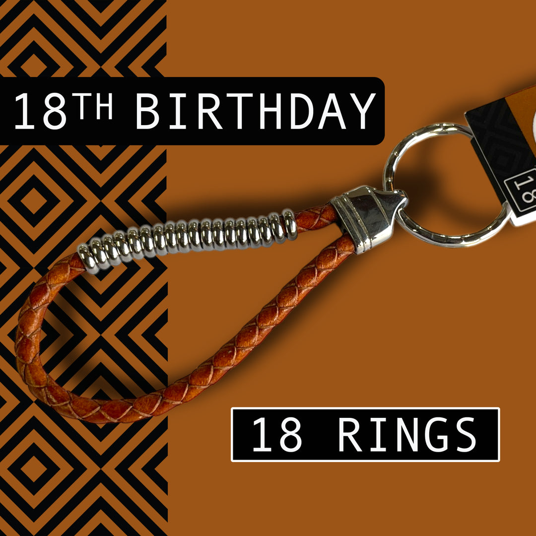 18th BIRTHDAY KEYRING image 0