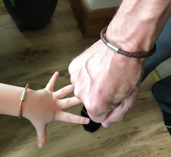 GRANDAD + ME  - Matching Leather Bracelets for Grandad and Grandchildren image 10