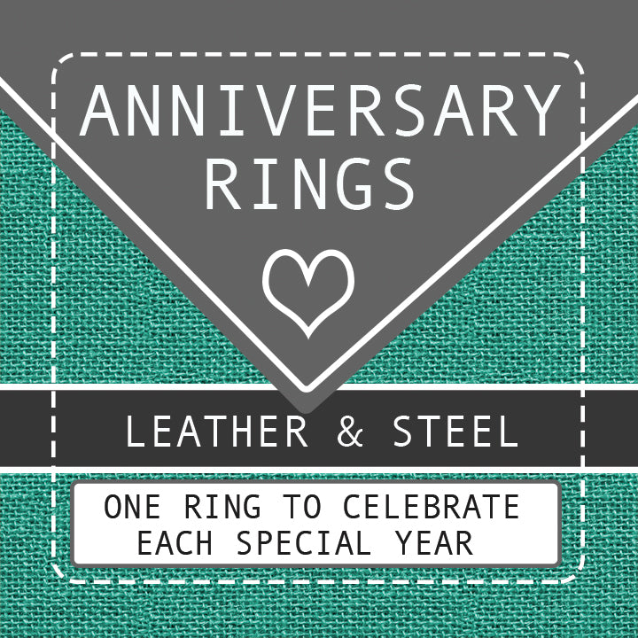 ANNIVERSARY KEYRING | Personalised Anniversary Keyring Gift | One ring for Each year