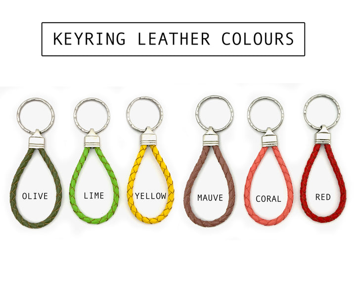 COUPLES KEYRINGS | Personalised Romantic Keyring Gift | Cupid Interlinking Keyring