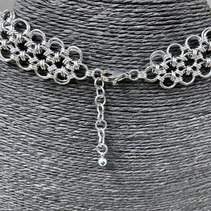 Japanese Armour Chain Maille V Necklace