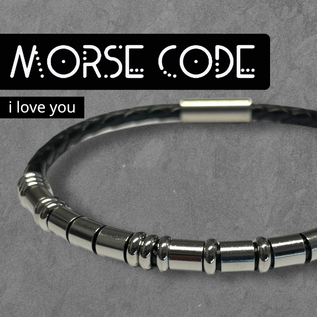 I LOVE YOU - MORSE CODE BRACELET image 0