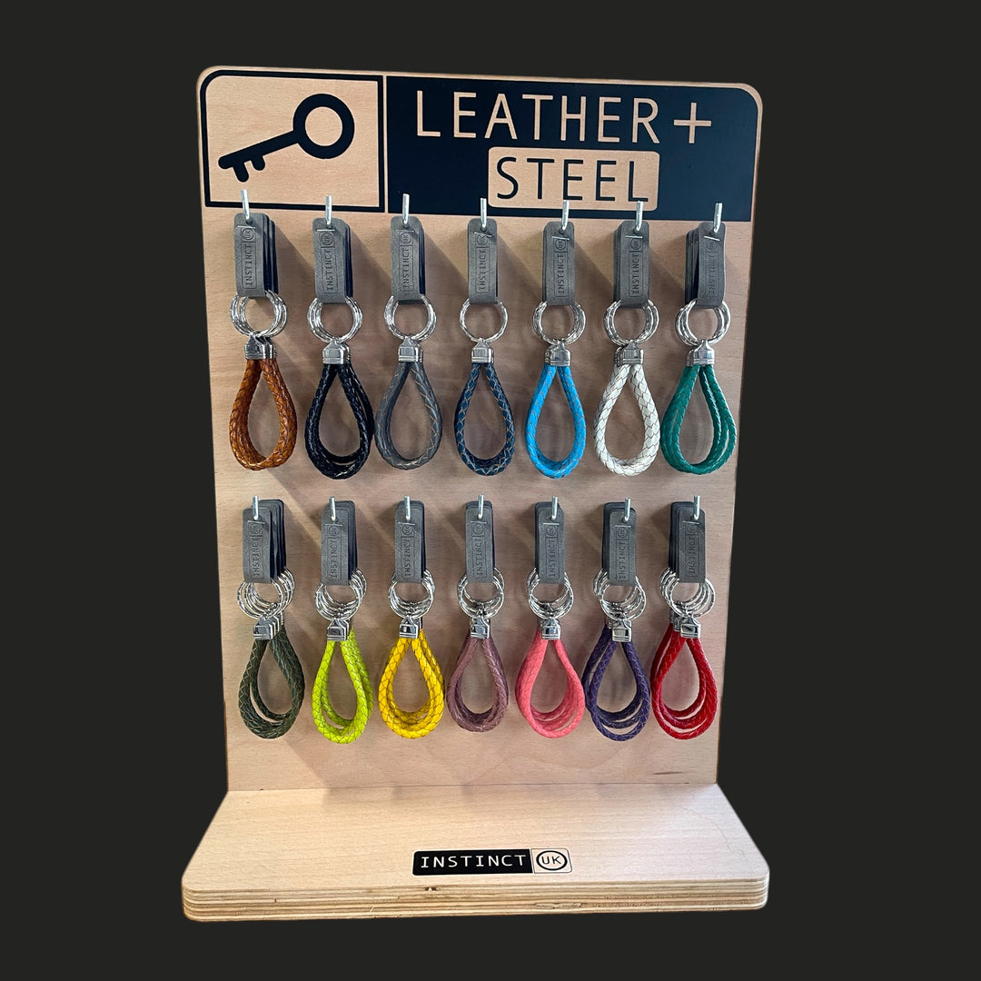 LEATHER KEYRING FULL DISPLAY COLLECTION image 0