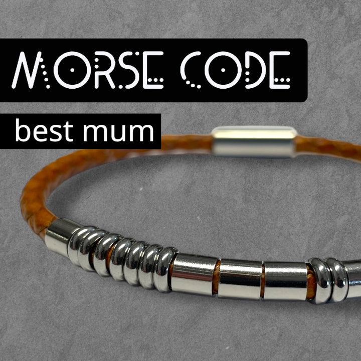 BEST MUM - MORSE CODE BRACELET image 0